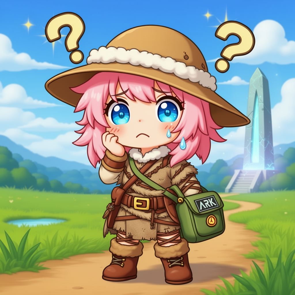 あるこふちゃん 困った顔